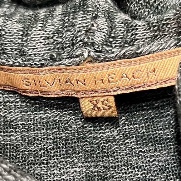 NBW Silvian Heach Heather Green Cowl Neck Lightweight Knit. Size XS - Picture 6 of 9